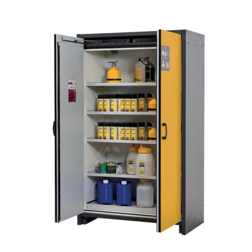 Armoire de sécurité pour produits inflammables, en acier double paroi coupe-feu 30 minutes - AA30A2P Armoire de sécurité pour produits inflammables, en acier double paroi coupe-feu 30 minutes - AA30A2P