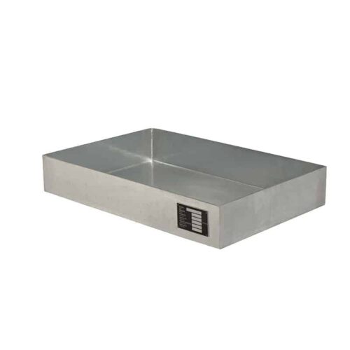 Bac de rétention 20 litres en acier galvanisé sans caillebotis - BAS020 Bac de rétention 20 litres en acier galvanisé sans caillebotis - BAS020