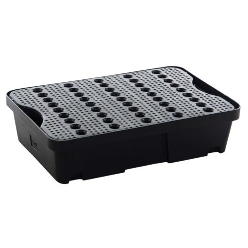 Petit bac de rétention plastique en polyéthylène avec caillebotis de 20 litres - BPJ20 Petit bac de rétention plastique en polyéthylène avec caillebotis de 20 litres - BPJ20