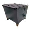 Benne-basculante-950L-avec-roues-et-couvercle-plastique-BB950-4143 Benne basculante 950L avec roues et couvercle plastique - BB950-4143