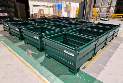 caisse-métallique-620-L-MG1012-550-120-4446-2 Caisse métallique 620 L MAGBOX avec étriers de fourche et anneaux d'élingage - MG1012-550-120-4446
