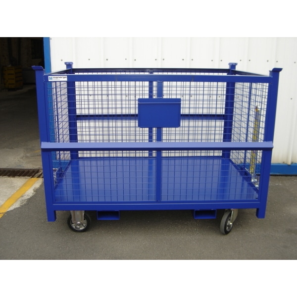 Chariot grillagé tractable 1,5m3 Chariot grillagé tractable 1,5m3
