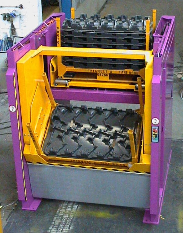 Inclineur transtockeur de caisses - EG - Manergo