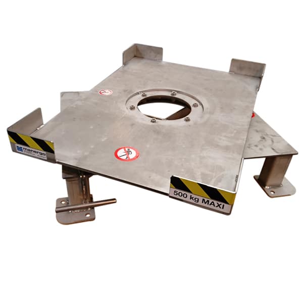 Plateau tournant en inox