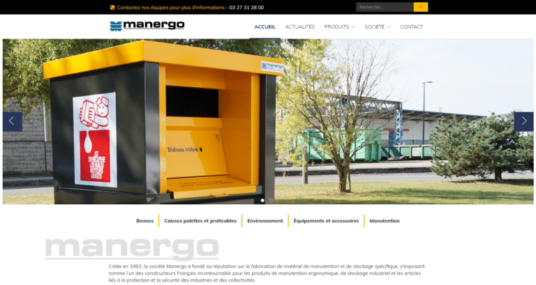 Nouveau site internet manergo