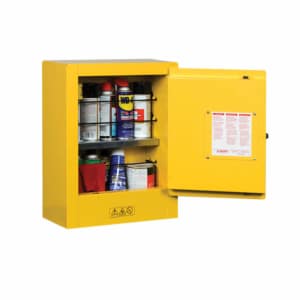 Armoire de sécurité FM double paroi pour le stockage de produits inflammables coupe feu 15 minutes - AA15JU45
