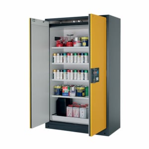 Armoire de sécurité en acier pour produits inflammables en acier double coupe-feu 90 minutes - AA90A2P
