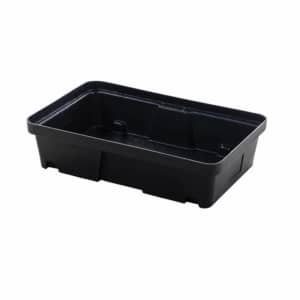 Petit bac de rétention 20 litres en polyéthylène sans caillebotis - BPJ028