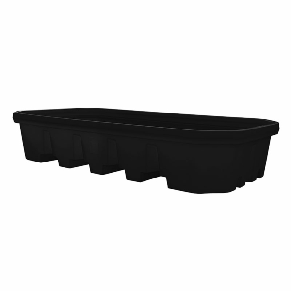 Bac de rétention pour rayonnage en polyéthylène de 1000 litres à poser en bas des rayonnages de 2700 mm - BPSRJ2665-1000 - 2