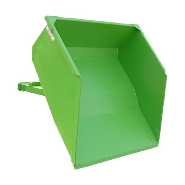 Loader bucket / Manual bucket 750 litres in unloading position