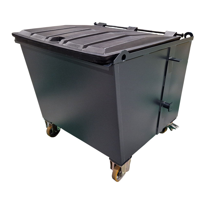 Outdoor Plastic 500L Trash Can With Wheels - Buy trash can, garbage can,  recycle bins Product on Chinese provider of commercial and industrial grade  plastic pallets and material handling containers for the