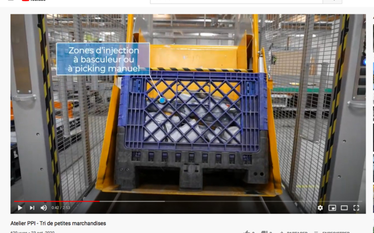 Basculeur de colis chez Viapost