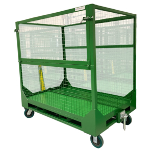 Chariot grillagé remorquable avec timon d'attelage - CHAR300SP-3507-1