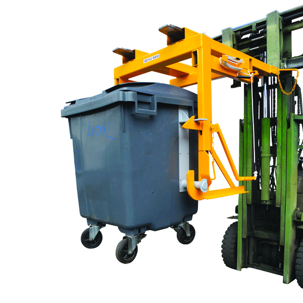 Dispositif de déversement de poubelles