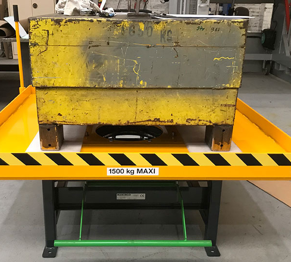 Plateau tournant 1500kg - 180° - PT150-130-130-500-4390