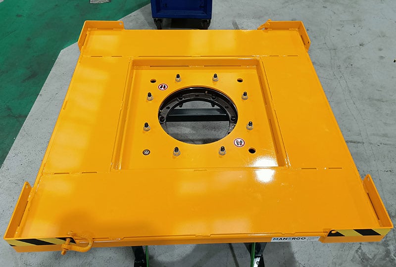 Single mechanical turntable 1500kg - PT150-120-120-625-3706-1