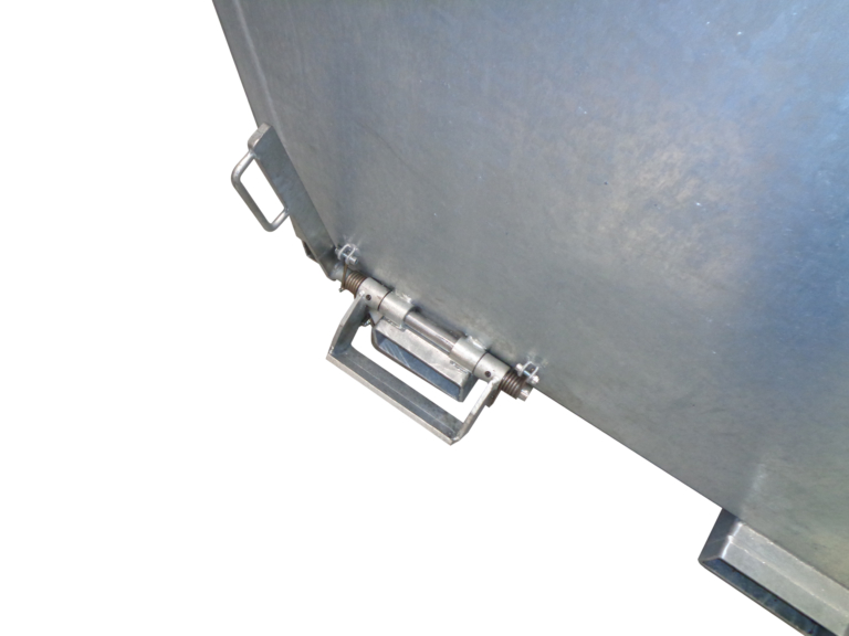 Galvanised filter bucket