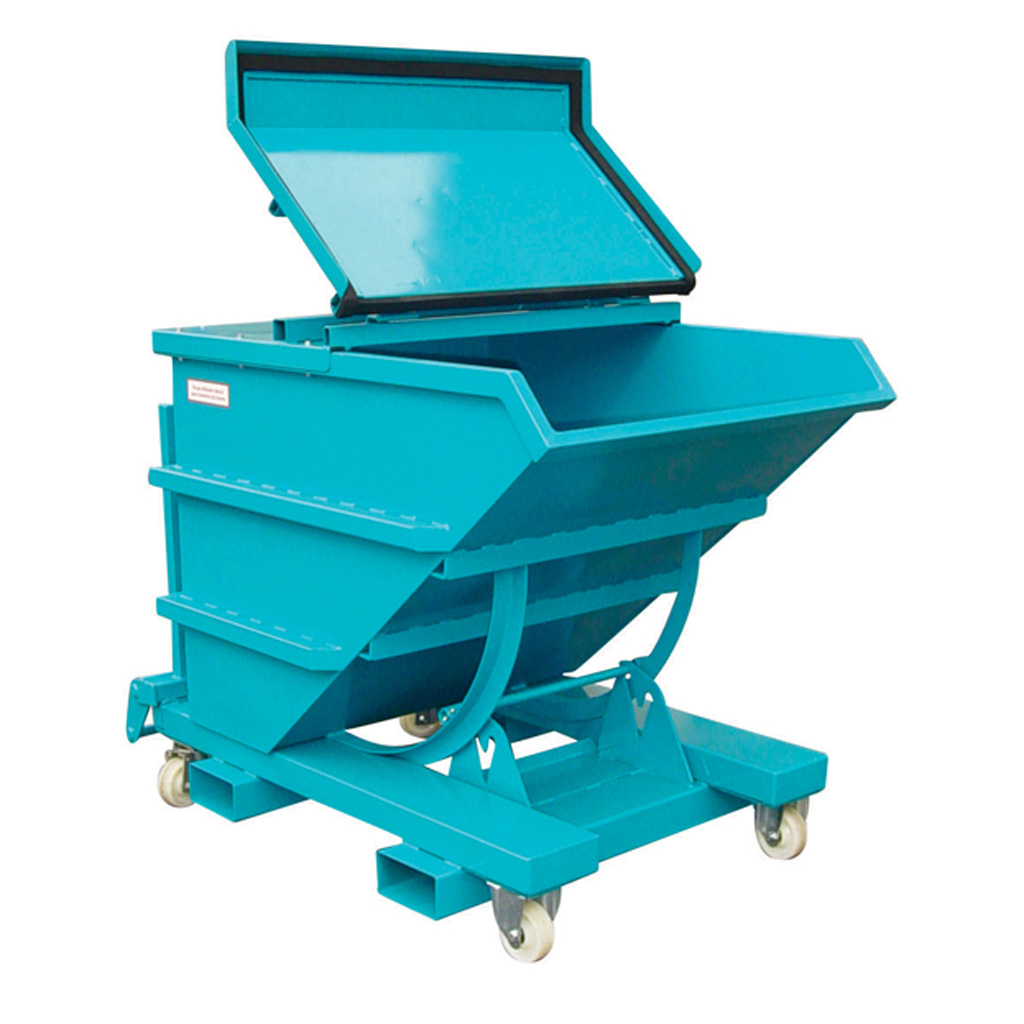 automatic tipping bucket for industrial hoover